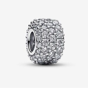 Pandora Silver Sparkling Stopper Charm